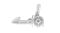 Крючок люка 309361 Ariston/Indesit