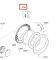 Крючок люка 623234 Bosch/Siemens