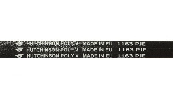 Ремень 1163 J4 стиральной машины Bosch/Siemens, (черный)