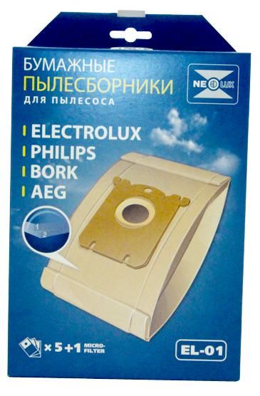 Бумажные пылесборники Neolux EL-01 для пылесосов