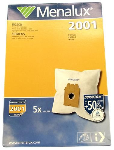 Мешок-пылесборник Menalux 2001, комплект 5 шт.