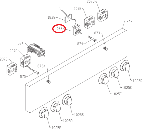 Термостат 726503 духовки Gorenje