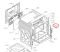 Уплотнитель 533584 двери духовки Gorenje